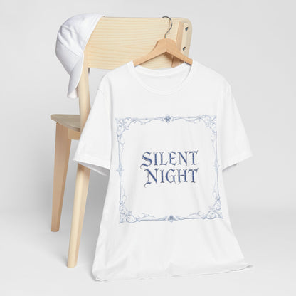 Silent Night Christmas Tee (Light Mode)