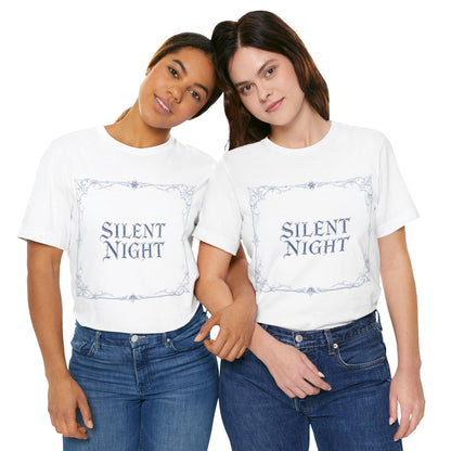 Silent Night Christmas Tee (Light Mode)