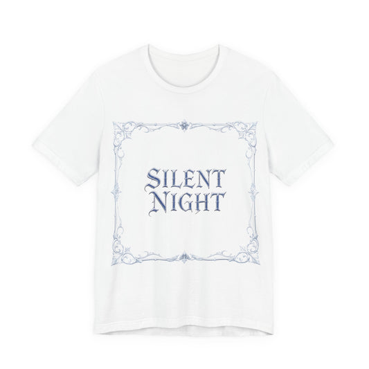 Silent Night Christmas Tee (Light Mode)