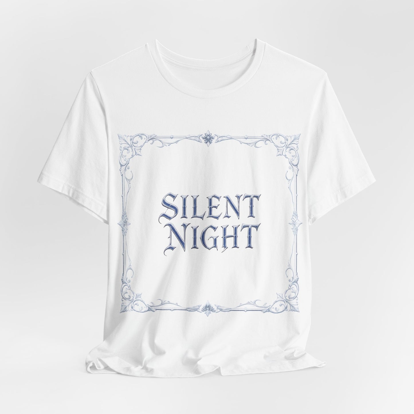 Silent Night Christmas Tee (Light Mode)