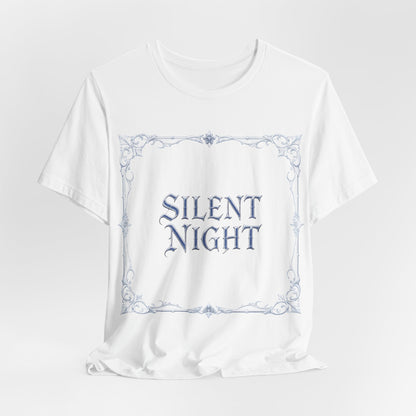 Silent Night Christmas Tee (Light Mode)