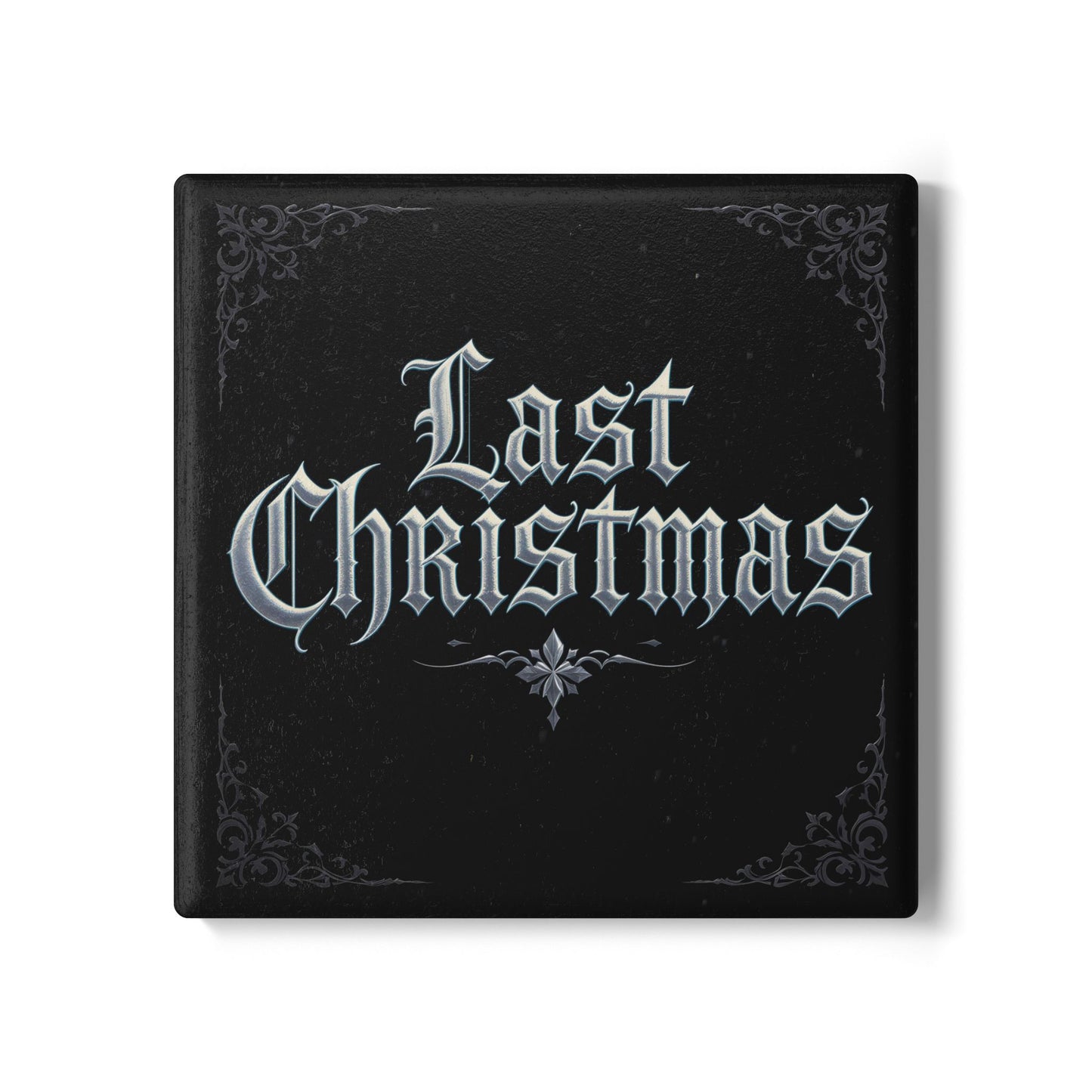 Last Christmas Ceramic Coaster (Dark Mode)