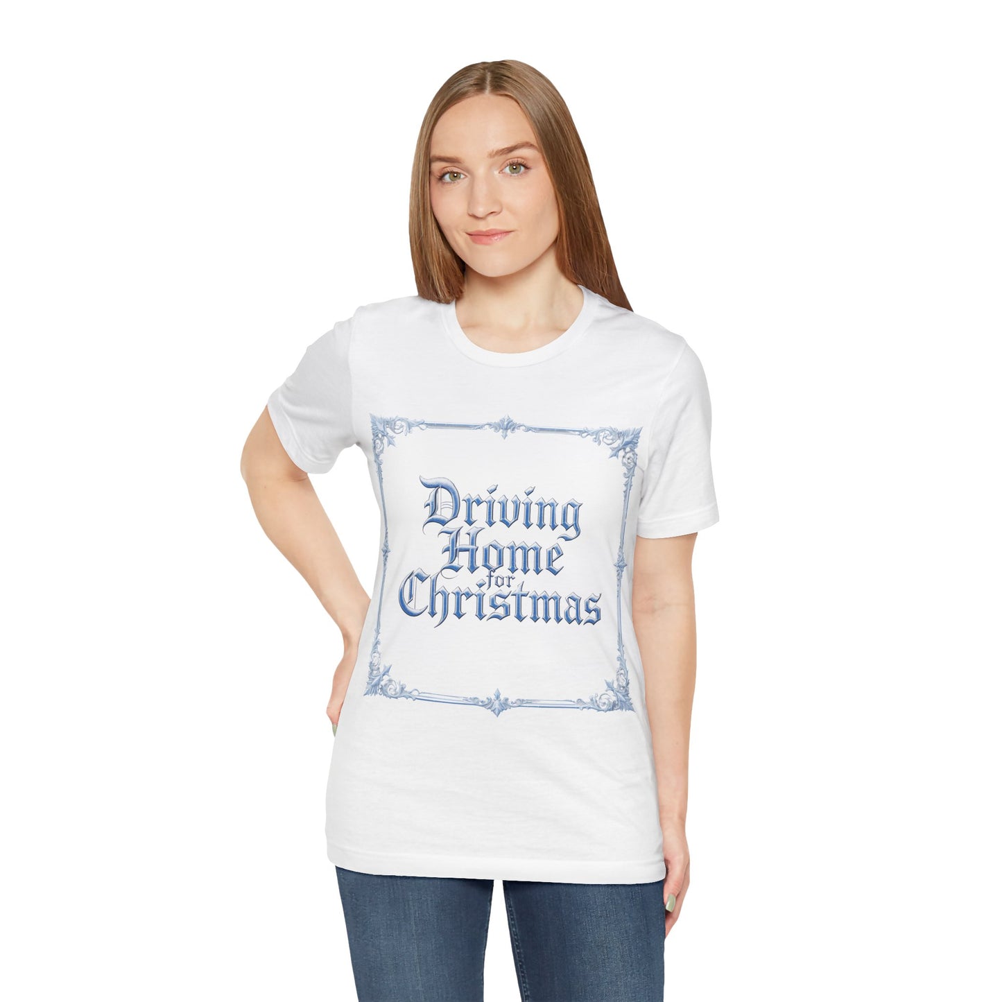Driving Home for Christmas T-Shirt (Light Mode)