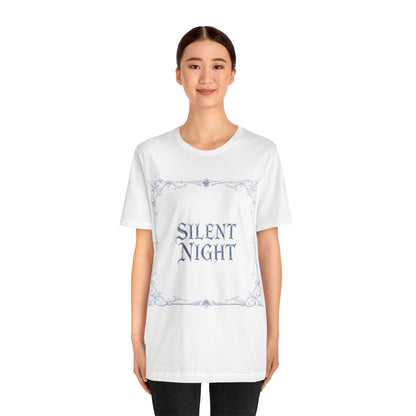 Silent Night Christmas Tee (Light Mode)