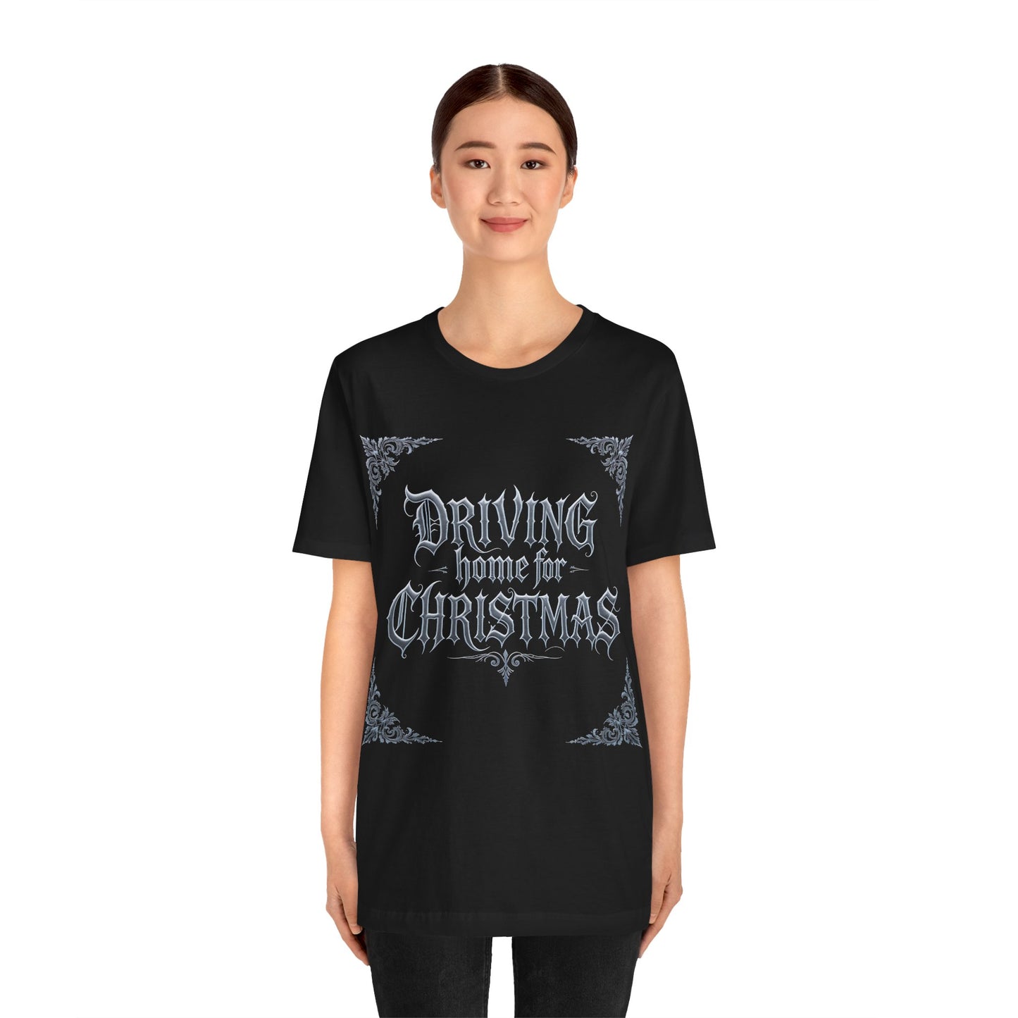 Driving Home for Christmas Tee (Dark Mode)