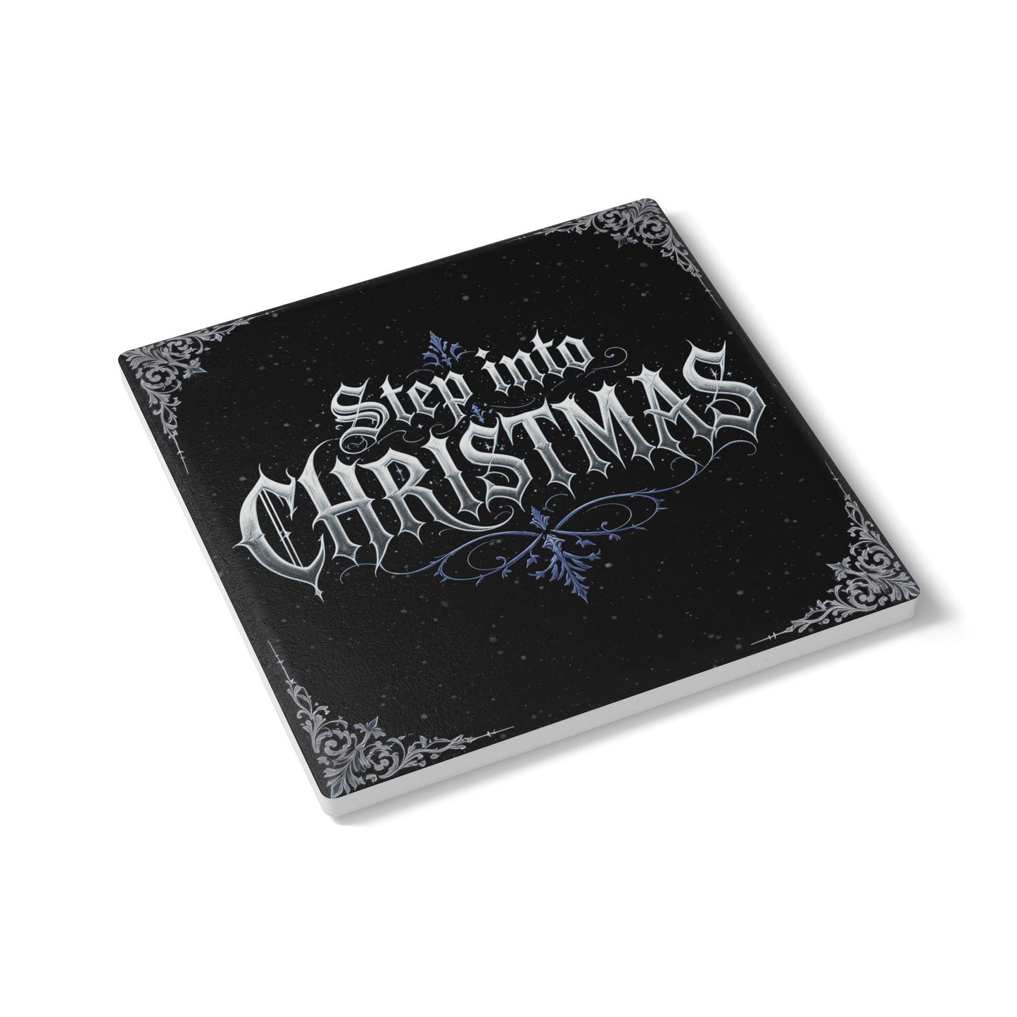 Step Into Christmas Coaster (Dark Mode)