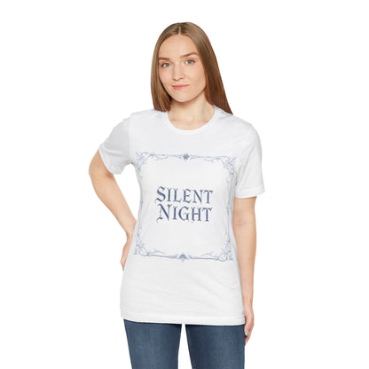 Silent Night Christmas Tee (Light Mode)