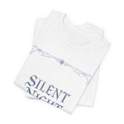 Silent Night Christmas Tee (Light Mode)
