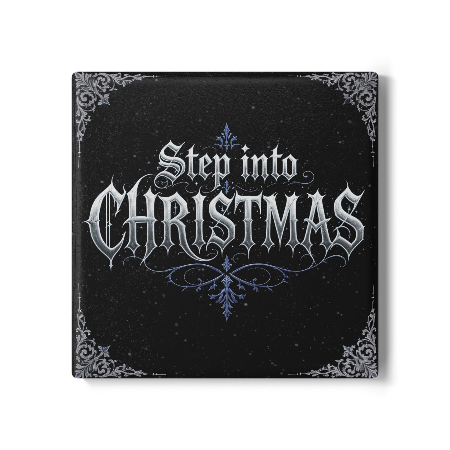 Step Into Christmas Coaster (Dark Mode)