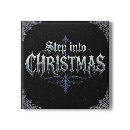 Step Into Christmas Coaster (Dark Mode)
