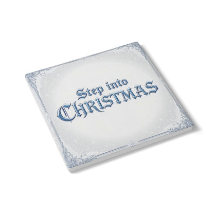 Step Into Christmas Ceramic Coaster (Light Mode)