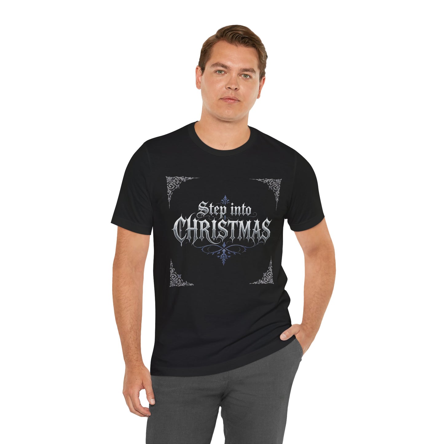 Step Into Christmas T-Shirt (Dark Mode)
