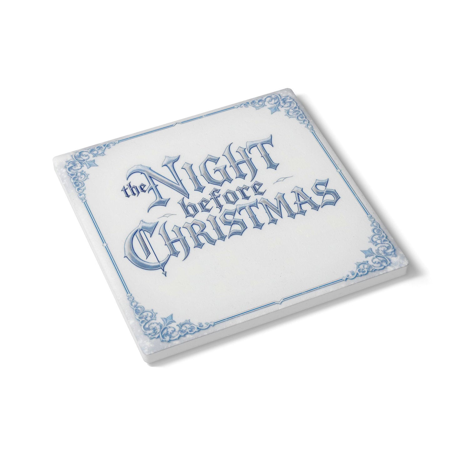 The Night Before Christmas Ceramic Coaster (Light Mode)