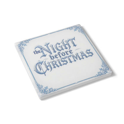 The Night Before Christmas Ceramic Coaster (Light Mode)