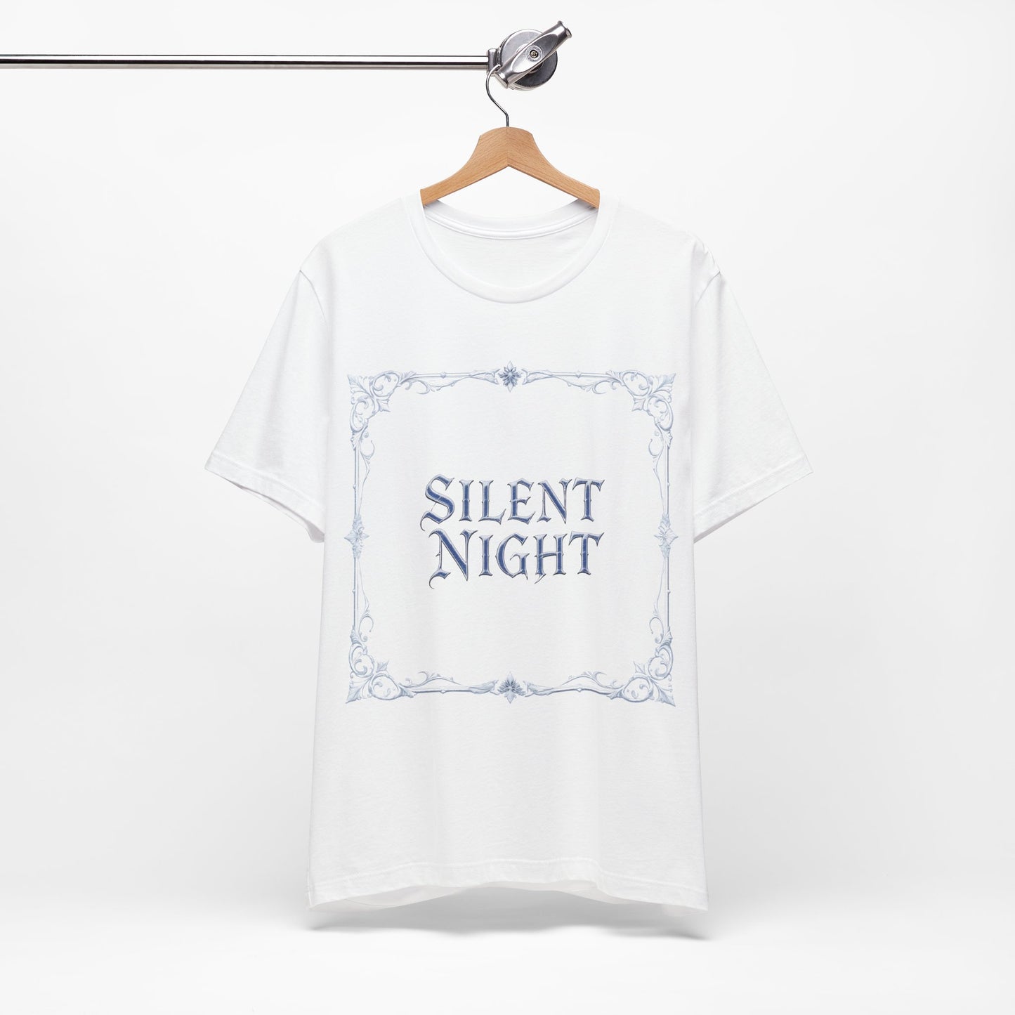 Silent Night Christmas Tee (Light Mode)