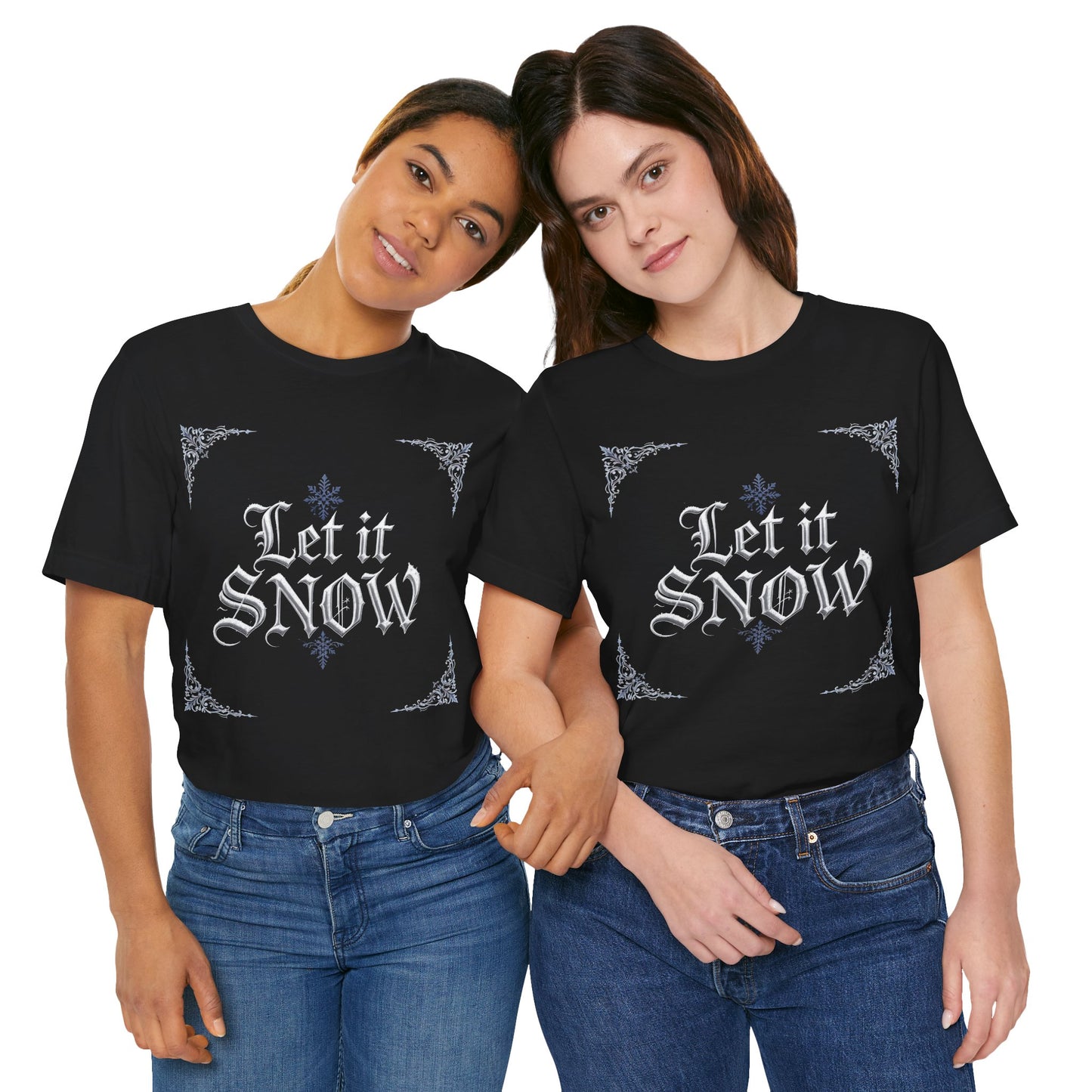 Let It Snow T-Shirt (Dark Mode)